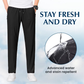 💎 60% OFF! 💎 Women's Ultra Soft Stretch Casual Pants – COOLMAX® Fabric, Wrinkle-Resistant & Waterproof Pockets (7 Colors) 👖❄️