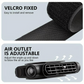🔥 LIMITED-TIME 50% OFF! 💨 Dual Turbo Car Seat Fan – Instant Cooling, 3 Speeds, Magic Tape Mount 🚗