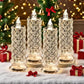 🕯️ LIMITED-TIME BUY MORE SAVE MORE! ✨ Set of 4 LED Crystal Candle Lights – Safe, Romantic, Decorative 🎉