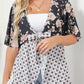 💎 50% OFF! 💎 Women's Floral Kimono Cardigan – Ruffle Sleeves, Tie-Front & Boho Flowy Cover-Up for Beach & Summer Days 🌸🌊