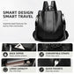 🎒 LIMITED-TIME 50% OFF! ✨ Ladies' Large Capacity Backpack – Stylish, PU Leather, User-Friendly 👜