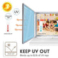 💎 60% OFF! 💎 Window Peeping Proof Sticker – One-Way Vision, UV Blocking & Shatter-Resistant Privacy Film (30/40 cm) 🏠🛡️