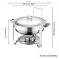 🍽️ LIMITED-TIME 50% OFF! ✨ Stainless Steel Chafing Dish Set – 5QT, Gold, Professional Buffet Warmer ⭐