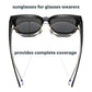 🕶️ LIMITED-TIME 50% OFF! ✨ Fit Over Sunglasses – UV400, Snap-On, Universal 🏔️