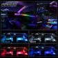 🚗 LIMITED-TIME 50% OFF! ✨ Car Interior LED Atmosphere Lights – Customizable, Slim, Stylish ✨