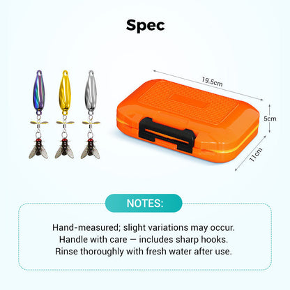 🎣 LIMITED-TIME 50% OFF! ⚡ Metal Propeller Fishing Lure – Sharp Attraction, Smooth Rotation 🎯