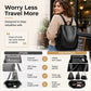 🎒 LIMITED-TIME 50% OFF! ✨ Ladies' Large Capacity Backpack – Stylish, PU Leather, User-Friendly 👜