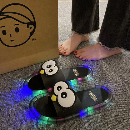 👣 LIMITED-TIME 50% OFF! ✨ Cute Glowing Cartoon Slippers – LED Lights, Fun Design ✨