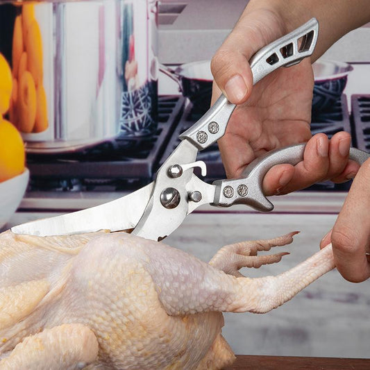✂️ LIMITED-TIME 50% OFF! ✨ Heavy Duty Bone-Cut Scissors – Stainless Steel, Multifunction, Ergonomic 🍖