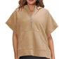 👕 LIMITED-TIME 50% OFF! ✨ Half Zip Pullover Top – Oversized, Pockets, Casual ✨