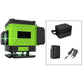 Professional Green Laser Level, 360° Self-Leveling Cross Line Laser Level Tool for Tiling, Construction & Home Renovation