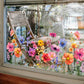 🌸 2026 Sale — Over 24,700 Sold!✨ Colorful Floral Bouquet Window Sticker