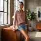 👔 LIMITED-TIME 50% OFF! 💥 Women's Solid Lapel Long Sleeve Button-Down Shirt – V-Neck, Chest Pockets, Loose Fit ✨