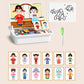 🧩 60% DE DESCUENTO ! 🎨 Puzzles Magnéticos de Vestir - Doble Cara, Educativo y Portátil para Viajes ✨🧒