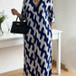 💎 -50% ON CASUAL CHIC MAXI DRESS! 💎 V-Neck, Printed, Mid-Sleeve & Flowing Silhouette ✨