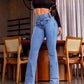🎁2026 New Arrivals 55% OFF👖Stretch Flare Jeans With A High Waist