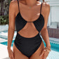 👙 LIMITED-TIME 50% OFF! 🌊 Women's One Piece Swimsuit – Tummy Control, Cut-Out, Adjustable, Sexy ✨