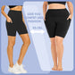 🔥 LIMITED TIME 50% OFF! ✨ Women's High-Waist Workout Shorts – Moisture-Wicking, Tummy Control & 2 Pockets 🏃‍♀️