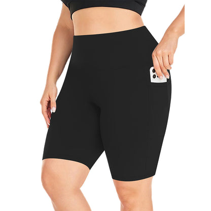 🔥 LIMITED TIME 50% OFF! ✨ Women's High-Waist Workout Shorts – Moisture-Wicking, Tummy Control & 2 Pockets 🏃‍♀️