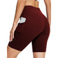 🔥 LIMITED TIME 50% OFF! ✨ Women's High-Waist Workout Shorts – Moisture-Wicking, Tummy Control & 2 Pockets 🏃‍♀️