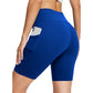 🔥 LIMITED TIME 50% OFF! ✨ Women's High-Waist Workout Shorts – Moisture-Wicking, Tummy Control & 2 Pockets 🏃‍♀️
