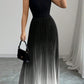 👗 LIMITED-TIME 50% OFF! ✨ Pleated Maxi Dress – Gradient, Mock Neck, A-Line, Sleeveless, Elegant ✨