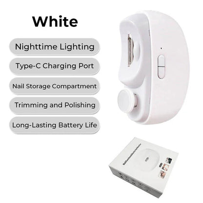 💅 LIMITED-TIME 50% OFF! ✨ 3-in-1 Automatic Electric Nail Clipper – Safe, USB Rechargeable, with Polishing 🔋