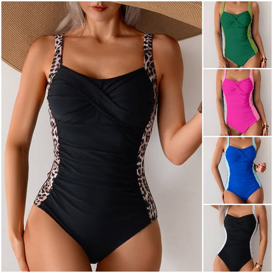 🌴🩱 60% OFF! Halter Slim One-Piece Swimsuit – Shape retention, confidence & style that lasts all day