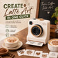 ☕ LIMITED-TIME 50% OFF! 🎄 3D Camera Latte Art Stencil | Reusable Coffee Decorating Tool, Christmas Gift ✨