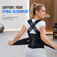 🪑 LIMITED-TIME 50% OFF! ✨ Adjustable Posture Support Brace – Spine Alignment, Breathable, Anti-slip 🧍