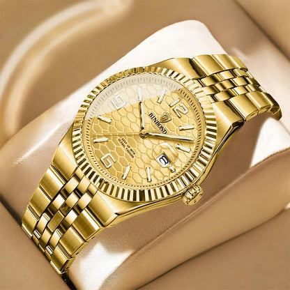 ⌚ LIMITED-TIME 50% OFF! ✨ Men’s Honeycomb-Pattern Watch – Luminous, Water-Resistant, Stainless Steel, Modern ⚡