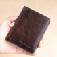 🔐 LIMITED-TIME 50% OFF! 💼 Genuine Leather RFID Wallet – Waterproof, Large Capacity, Handmade 👨‍💼