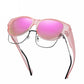 💎 50% OFF! 💎 2025 Oversized Cat-Eye Sunglasses – Polarized UV400, Fit Over Glasses & Fashion-Forward Design for Women 👓✨