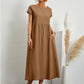 👒 LIMITED-TIME 50% OFF! ✨ Cotton Linen Pocket Dress – Loose, Breathable, Chic ✨