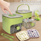 🧊 LIMITED-TIME 50% OFF! ✨ Ice Cube Maker with Storage Box – Button Release, Leak-Proof, 48 Cubes at Once 🏠