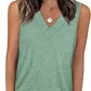 👕 LIMITED-TIME 50% OFF! ✨ Women's Sleeveless V-Neck Tank – Loose Fit, Slimming, Chic ✨
