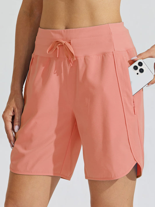 🌞Summer Essentials 46% OFF❄️Women's High-Waisted Quick-Dry Swim Shorts
