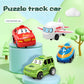 🎁 [Mejor regalo para niños] 🚗Juego de juegos de coches de pista de rompecabezas educativos para niños