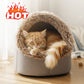 🎁 50%OFF! 💥🐾 Winter Warm Pet Cave Bed – Cozy Den for Cats & Small Dogs ❄️❤️