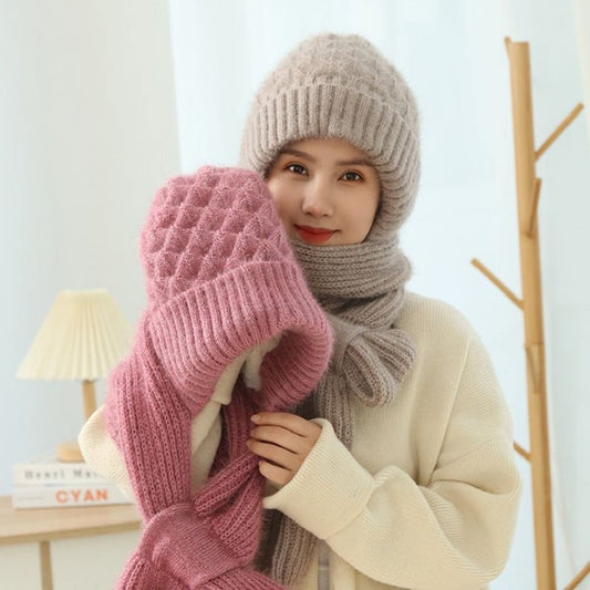 🎁Venta Anticipada de Navidad - 60% de descuento🎄Bufanda con capucha de punto versátil de invierno para mujer