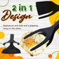 🥘 LIMITED-TIME 50% OFF! 🍳 2-in-1 Grip Flip Tongs with Silicone Tips – Non-Scratch, Non-Stick, Heat-Resistant ✨