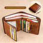 🔐 LIMITED-TIME 50% OFF! 💼 Genuine Leather RFID Wallet – Waterproof, Large Capacity, Handmade 👨‍💼