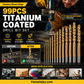 🪛 2026 Sale — Over 29,000 Sold! ⚙️ 99-Piece Titanium Coated HSS Drill Bit Set 1.5–10mm