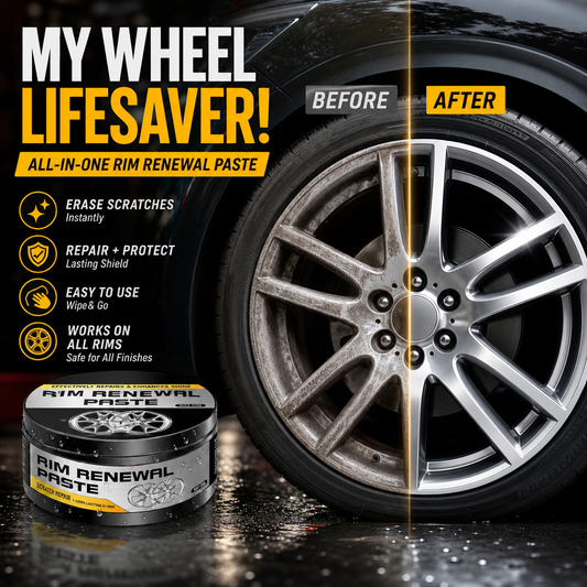 🚗  BUY 1 GET 1 FREE! 💞50K+ SOLD!✨✨ All-in-One Wheel Restoration Paste – Scratch Removal, Molecular Bonding, Safe for All Alloys 💎
