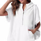 👕 LIMITED-TIME 50% OFF! ✨ Half Zip Pullover Top – Oversized, Pockets, Casual ✨