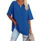 👕 LIMITED-TIME 50% OFF! 💥 Women's Casual Loose V-Neck T-Shirt – Soft, Breathable, Flowy Hem ✨