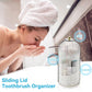 🎉 2026 Sale — Over 13,000 Sold! 💞 Sliding Lid Toothbrush Organizer – Dust-Free Bathroom Elegance 🌸