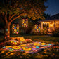 💎 -40% ON SUNFLOWER SOLAR LANTERN! 💎 Colorful Patterns, IP55 Waterproof & Warm Glow for Garden