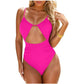 👙 LIMITED-TIME 50% OFF! 🌊 Women's One Piece Swimsuit – Tummy Control, Cut-Out, Adjustable, Sexy ✨