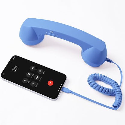 📞 LIMITED-TIME 50% OFF! ✨ Vintage Retro Telephone Handset – Type-C Wired, Plug & Play, Reduce Radiation 🎁